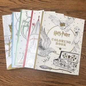 BRAND NEW Harry Potter Coloring Books Set of 5